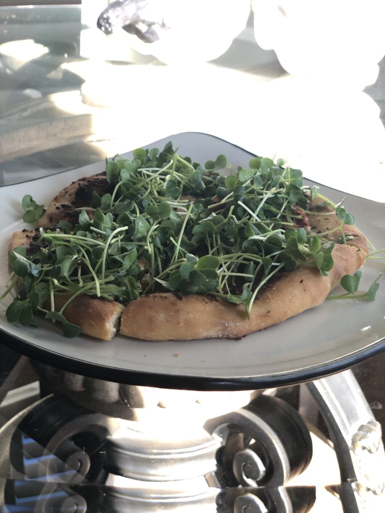 Microgreens on your Pizza or Pizza on your Microgreens!